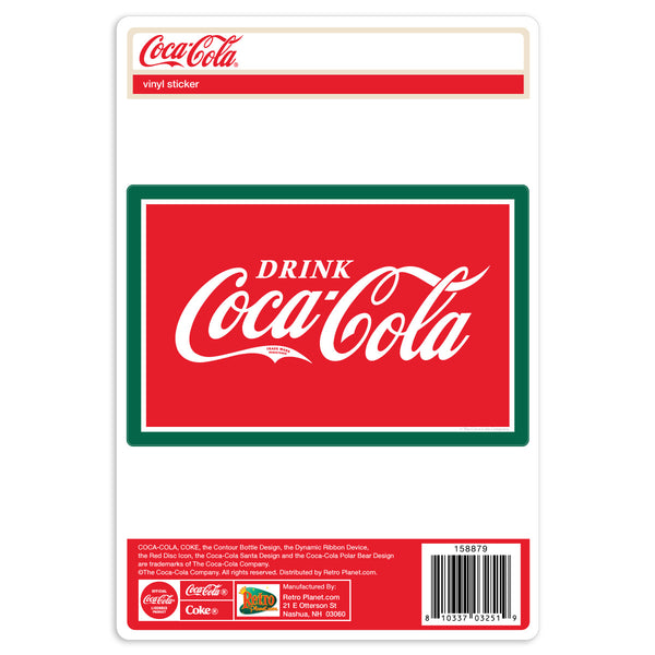 Coca-Cola Drink Logo Vinyl Sticker