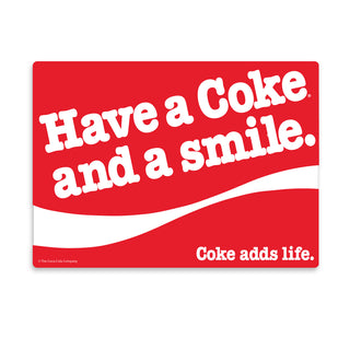 Coca-Cola Coke and a Smile Wave Vinyl Sticker