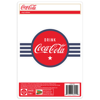 Coca-Cola Drink Coke Red Circle Banner Style Vinyl Sticker