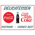 Coca-Cola Delicatessen Pastrami Wall Decal