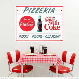 Coca-Cola Pizzeria Italian Food Wall Decal