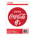 Coca-Cola Drink Girl Silhouette Vinyl Sticker