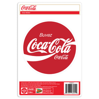 Coca-Cola Drink French Buvez Vinyl Sticker