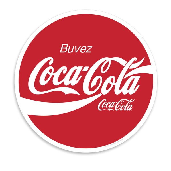 Coca-Cola Drink French Buvez Vinyl Sticker