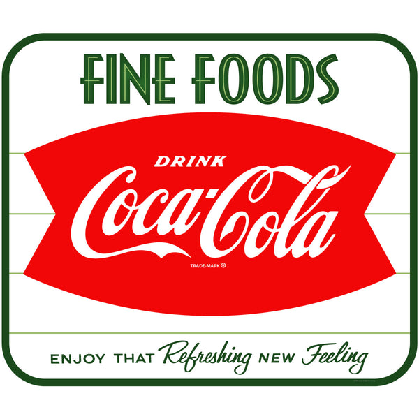 Coca-Cola Fine Foods Fishtail Floor Graphic