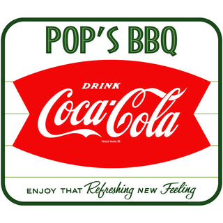 Coca-Cola Pops BBQ Fishtail Floor Graphic