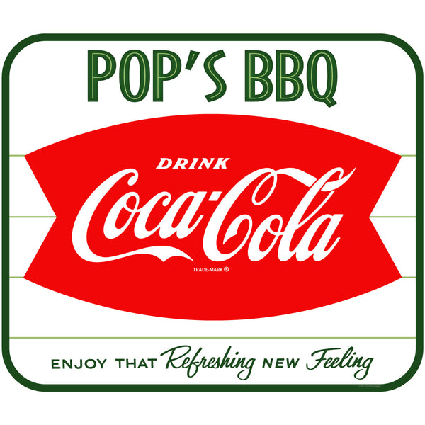 Coca-Cola Pops BBQ Fishtail Floor Graphic