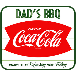 Coca-Cola Dads BBQ Fishtail Floor Graphic