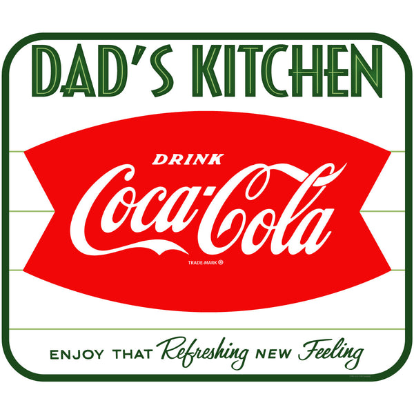Coca-Cola Dads Kitchen Fishtail Floor Graphic