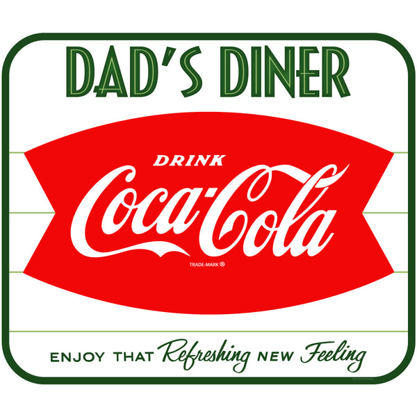 Coca-Cola Dads Diner Fishtail Floor Graphic
