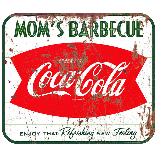 Coca-Cola Moms Barbecue Fishtail Floor Graphic Distressed