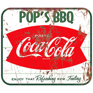 Coca-Cola Pops BBQ Fishtail Floor Graphic Distressed