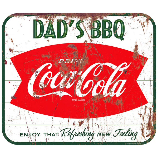 Coca-Cola Dads BBQ Fishtail Floor Graphic Distressed