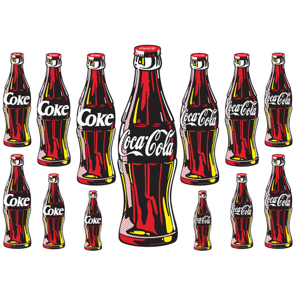 Coca-Cola Coke Bottles Vinyl Sticker Set Pop Art