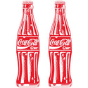 Coca-Cola Bottles Red Vinyl Sticker Set Of 2 Pop Art