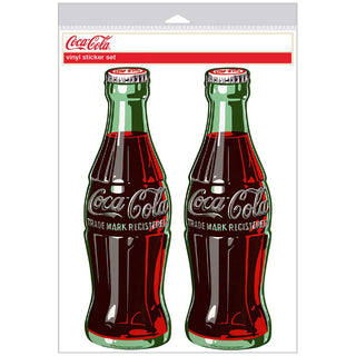 Coca-Cola 1950s Contour Bottles Vinyl Sticker Set