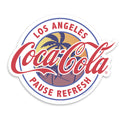 Coca-Cola Los Angeles CA Pause Refresh Vinyl Sticker