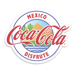 Coca-Cola Mexico Disfrute Spanish Vinyl Sticker