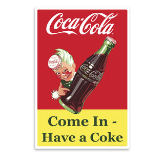 Coca-Cola Come In Sprite Boy Vinyl Sticker