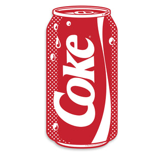 Coke Can 1980s Style Pop Art Coca-Cola Vinyl Sticker