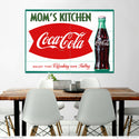 Coca-Cola Fishtail Personalized Large Metal Signs