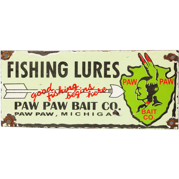 Paw Paw Bait Co. Fishing Lures Wall Decal
