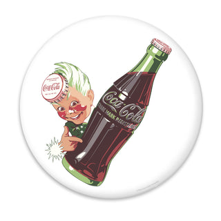 Coca-Cola Sprite Boy Disc White Vinyl Sticker