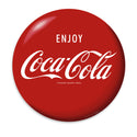 Enjoy Coca-Cola Red Disc 1960s Style Vinyl Sticker