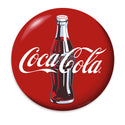 Coca-Cola Bottle Red Disc Vinyl Sticker