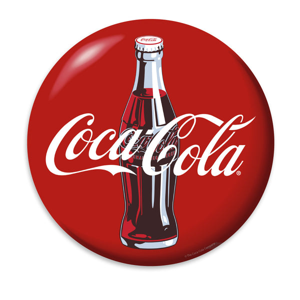 Coca-Cola Bottle Red Disc Vinyl Sticker