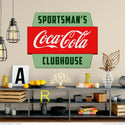 Coca-Cola Googie Style Hexagon Decal (Choose Wording Options)