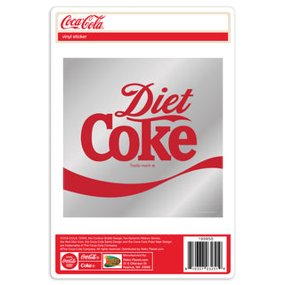 Diet Coke Soda Can Wave Logo Vinyl Sticker