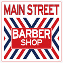 Barber Shop X Stripes Custom Metal Sign