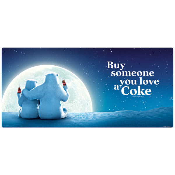 Buy Someone You Love a Coke Moonlight Polar Bears Wall Mural Decal