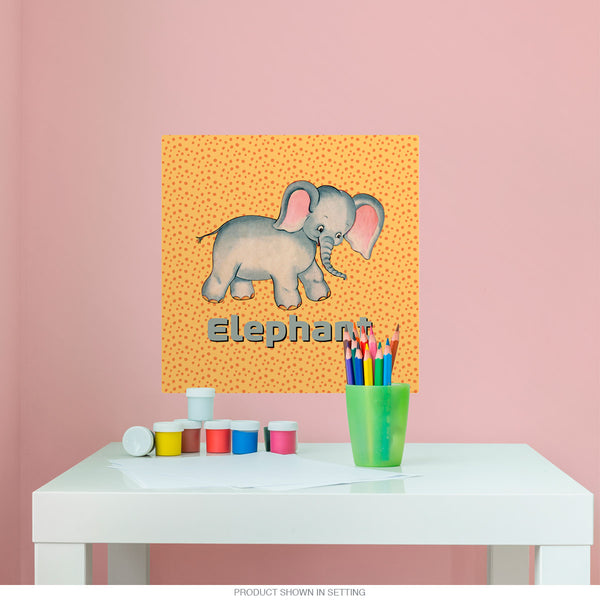 Baby Elephant Kids Room Wall Decal