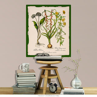 Hyacinth Pansy Botanical Wall Decal