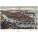 New York City And Brooklyn 1875 Wall Decal