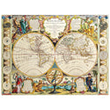 French World Map 1755 Wall Decal