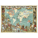British Empire World Map 1886 Wall Decal