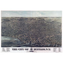 Buffalo New York Map 1880 Wall Decal