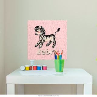 Baby Zebra Kids Room Wall Decal