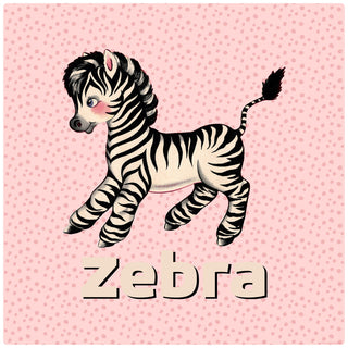 Baby Zebra Kids Room Wall Decal