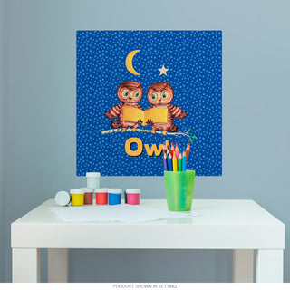 Baby Owls Kids Room Wall Decal