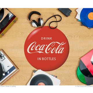 Drink Coca-Cola in Bottles Red Disc Floor Graphic