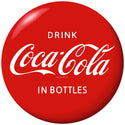 Drink Coca-Cola in Bottles Red Disc Floor Graphic