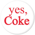 Yes Coke Coca-Cola Disc Floor Graphic White