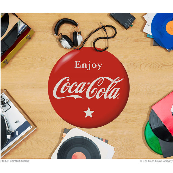 Enjoy Coca-Cola Star Red Disc Floor Graphic