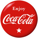 Enjoy Coca-Cola Star Red Disc Floor Graphic