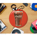 Coca-Cola Bell Glass Red Disc Floor Graphic