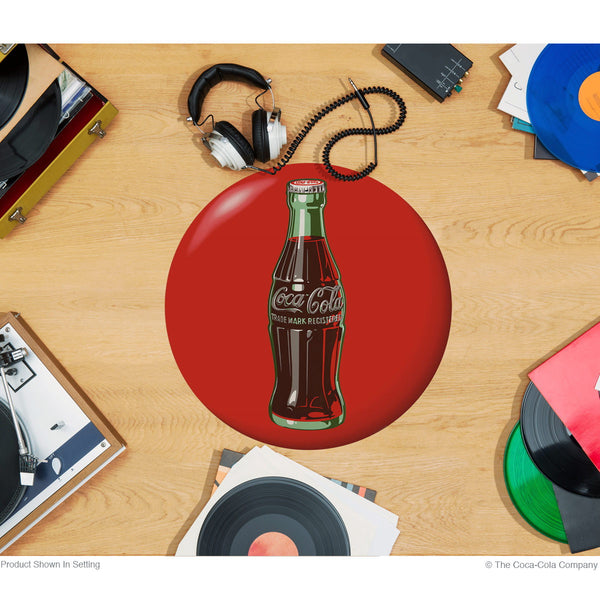 Coca-Cola Bottle Red Disc Floor Graphic Pop Art